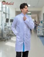 Blouse Homme Col Officier Manche Longue