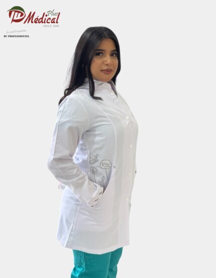 Blouse Femme Col Off FLOWER Manches Longues