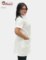 Blouse Femme Col Officier Manche Courte
