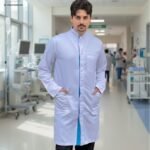 Blouse Homme Col Officier Manche Longue