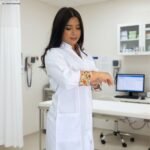 Blouse Femme Manche 3/4 Col Officier