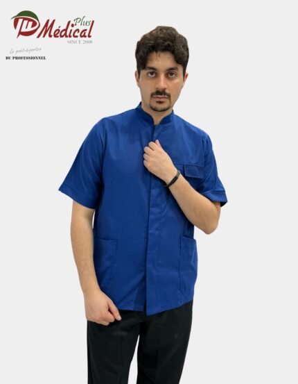 Blouse homme Modèle Dentiste avec garniture Couleur Manche