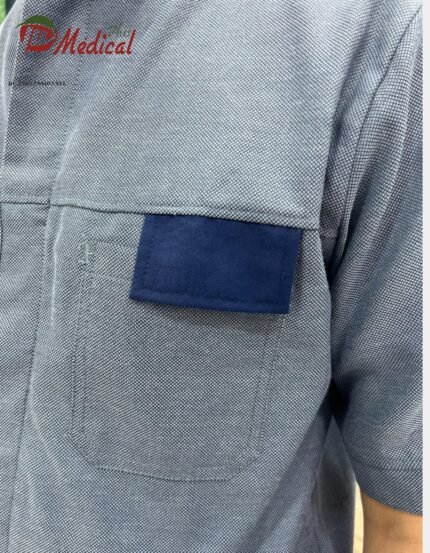 Blouse homme Modèle Dentiste avec garniture Couleur Manche