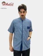 Blouse homme Modèle Dentiste avec garniture Couleur Manche