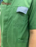 Blouse homme Modèle Dentiste avec garniture Couleur Manche